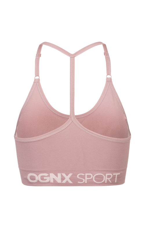 | color:pink |yoga bra pink medium support