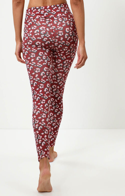 |red |leo leggings red cotton ognx