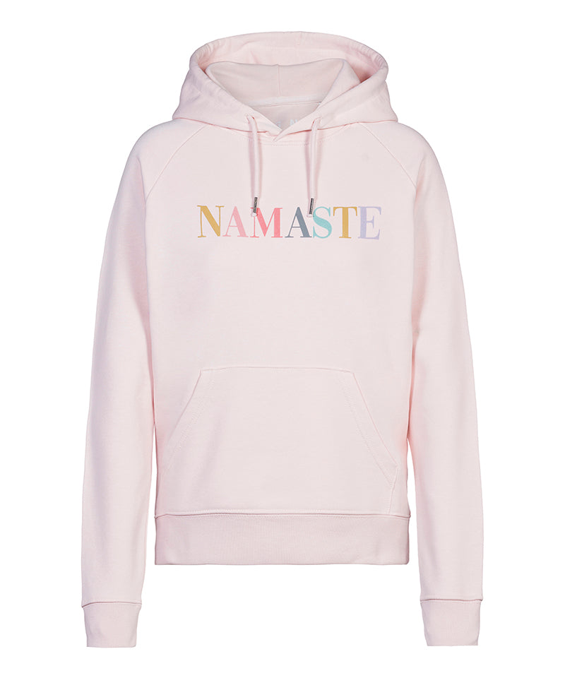 Yoga Hoodie Namaste Organic Cotton - pink