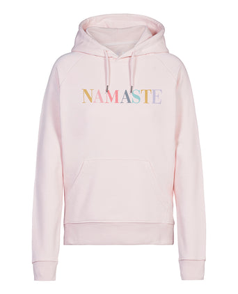 | color:pink |yoga hoodie namaste pink