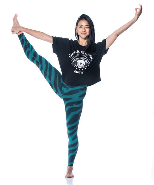 | color:black |yoga t-shirt LYLA Soul Yoga black yoga |t-shirt Good Karma Crew ognx 108