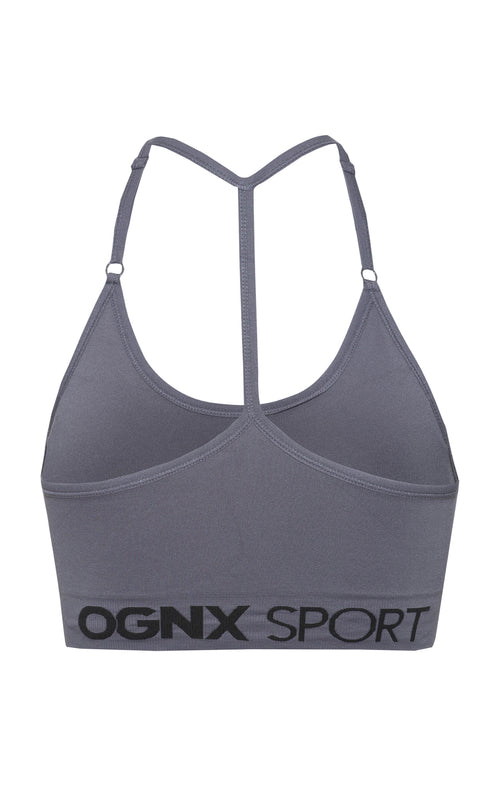 | color:grey |yoga bra grey medium support |sports bra grey medium support