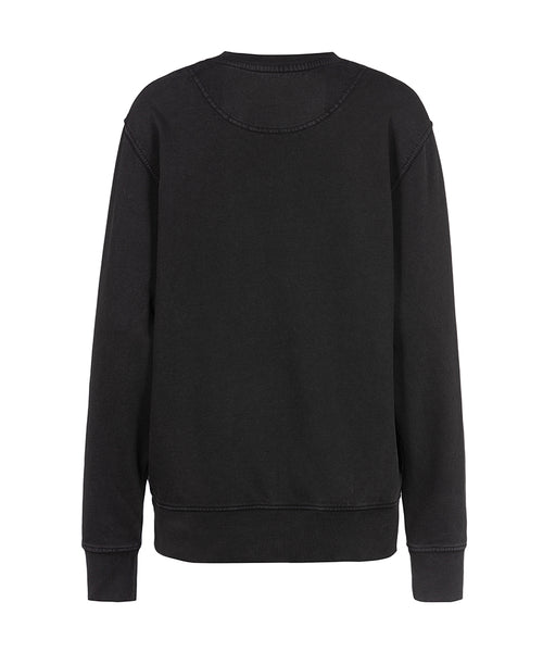 | color:black |women yoga loose sweater om vintage look by jodie roberts 108 black |organic cotton