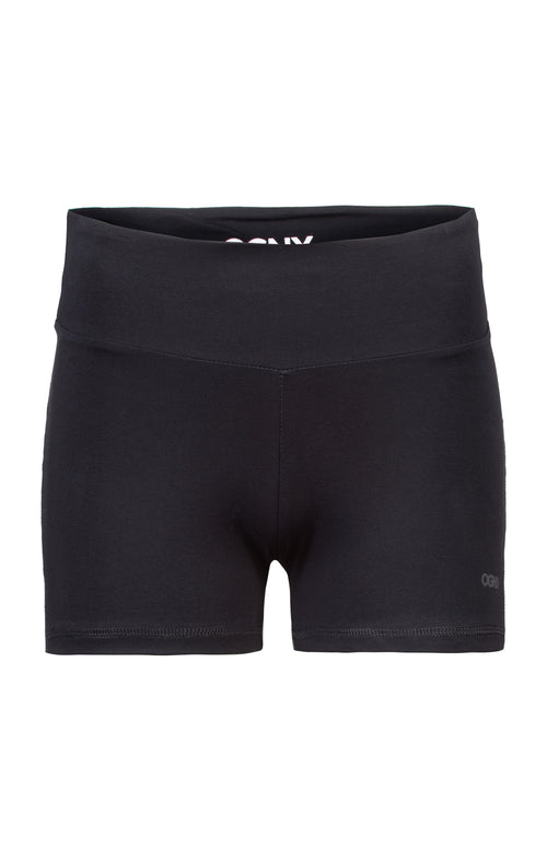 | color:black |hot yoga shorts black cotton