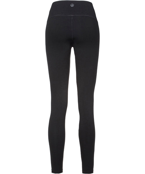 | color:black |yoga leggings black tencel cotton