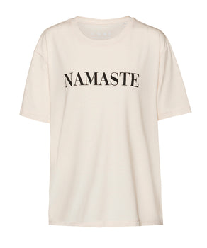 | color:black |yoga t-shirt namaste