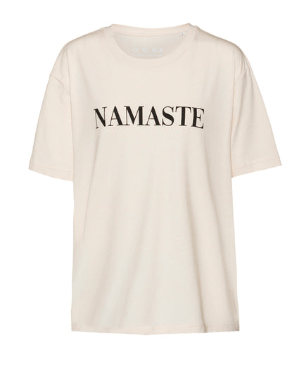| color:black |yoga t-shirt namaste