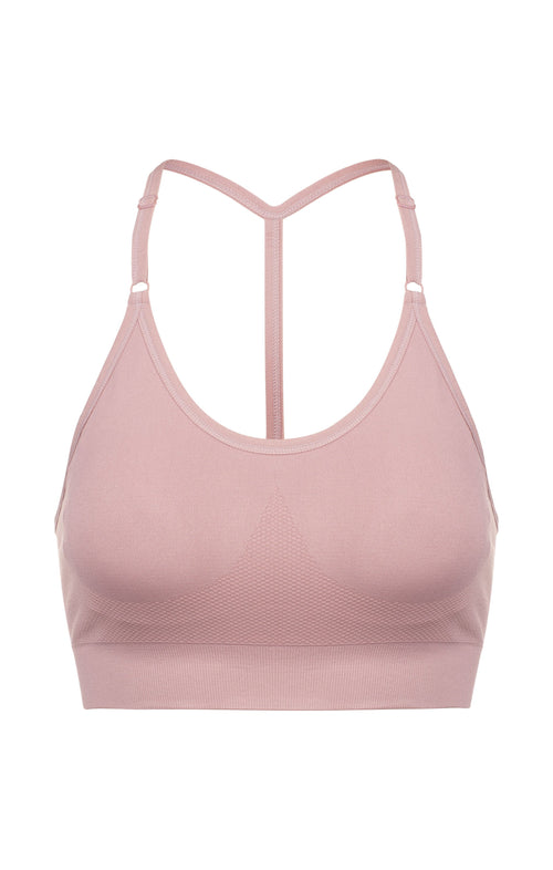 | color:pink |yoga bra pink medium support