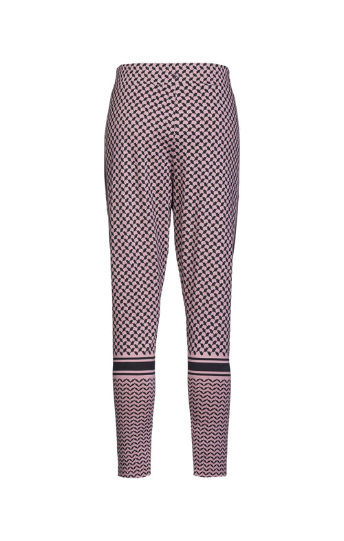 | color:pink |yoga harem pants keffiah pattern |yoga clothes