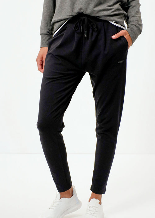 | color:black |yoga harem pants black cotton