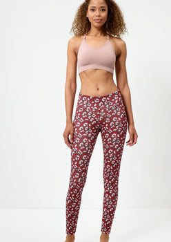 |red |leo leggings red cotton ognx