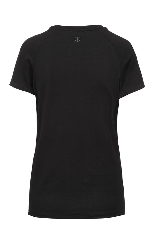 | color:black |yoga t-shirt tencel black