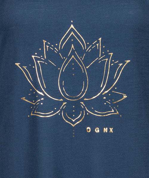 | color:blue |yoga tank lotus flower tencel |yoga clothes