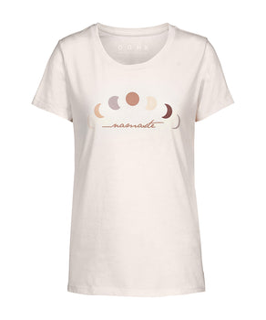 | color:white |yoga t-shirt namaste moon print white