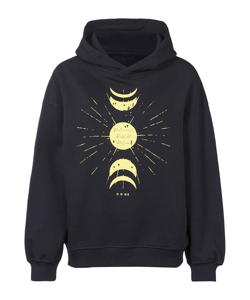 | color:black |yoga hoodie sun and moon |sinah diepold kale&cake