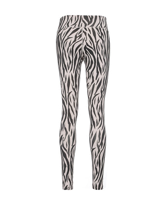 | color:white |yoga leggings zebra beige